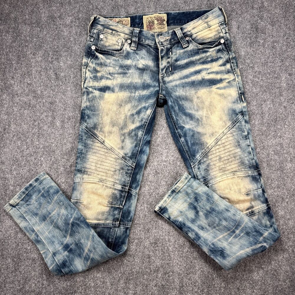 Affliction Raquel Skinny Women’s Jeans Size 29 Embellished Style